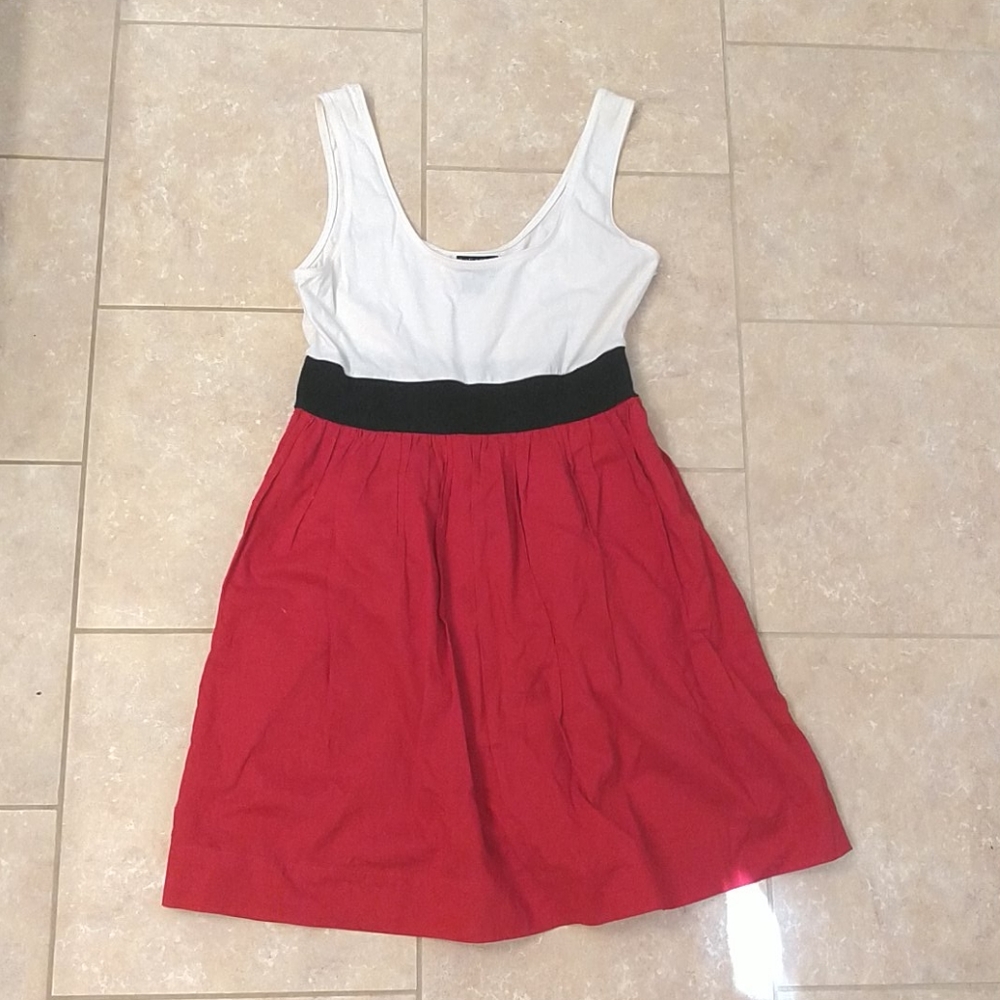 Red and White Venus Mini dress